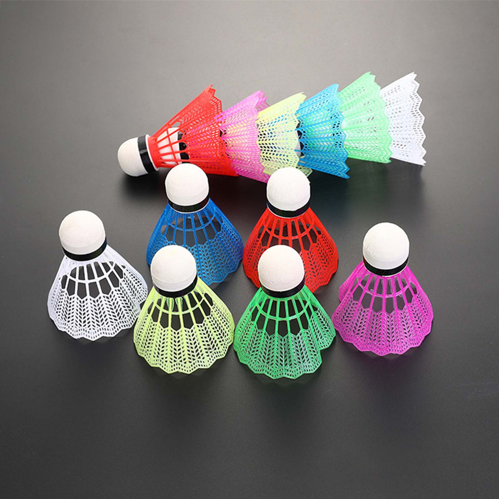 Badminton Fun Game - Volants de Badminton blancs en plastique,